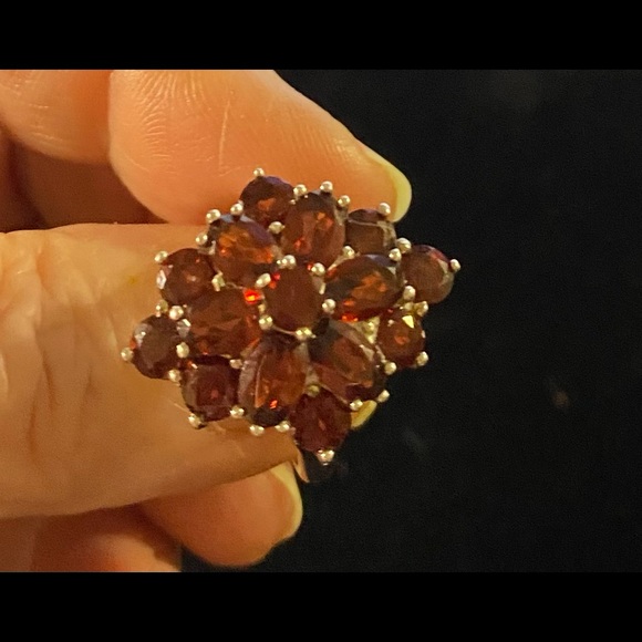 Jewelry - Garnet Cluster Ring
